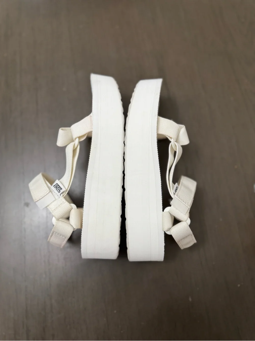 Teva Women's Platform Sandals in Off-White/Cream